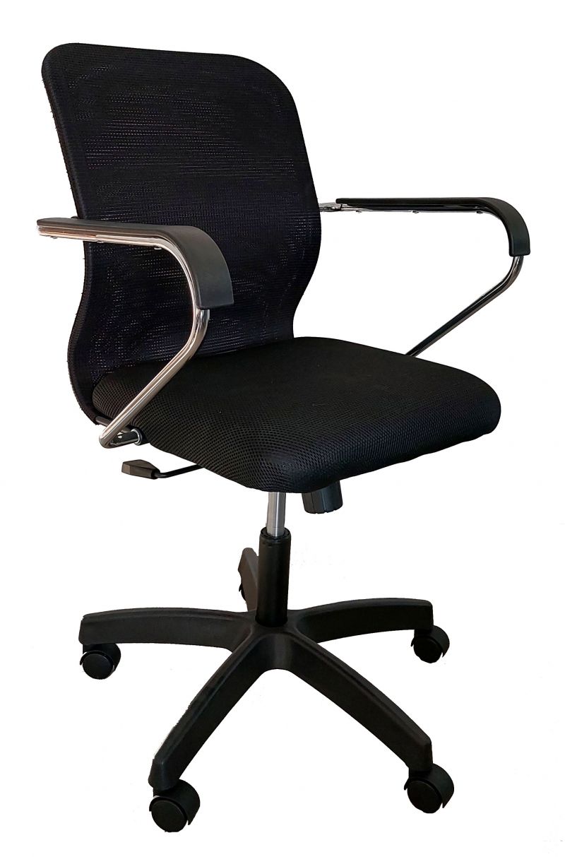 Кресло Metta SU-M-4 /подл. 191/осн. 001 (короткая спинка), Черный